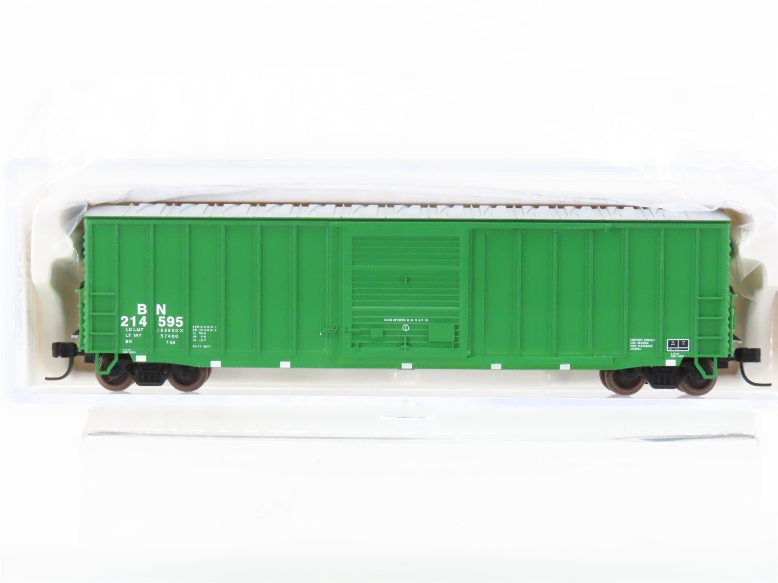 N Scale Atlas 45261 BN Burlington Northern 50' Precision Design Box Car #214595