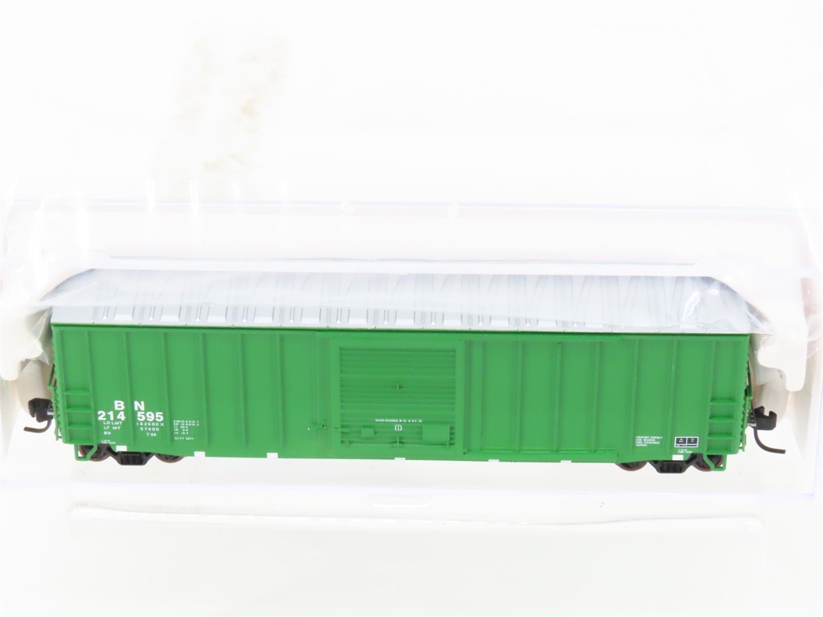 N Scale Atlas 45261 BN Burlington Northern 50' Precision Design Box Car #214595