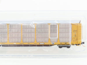 N Red Caboose RM-19013-3 TTGX TFM Bi-Level Auto Rack w/ Closed Ends #987856