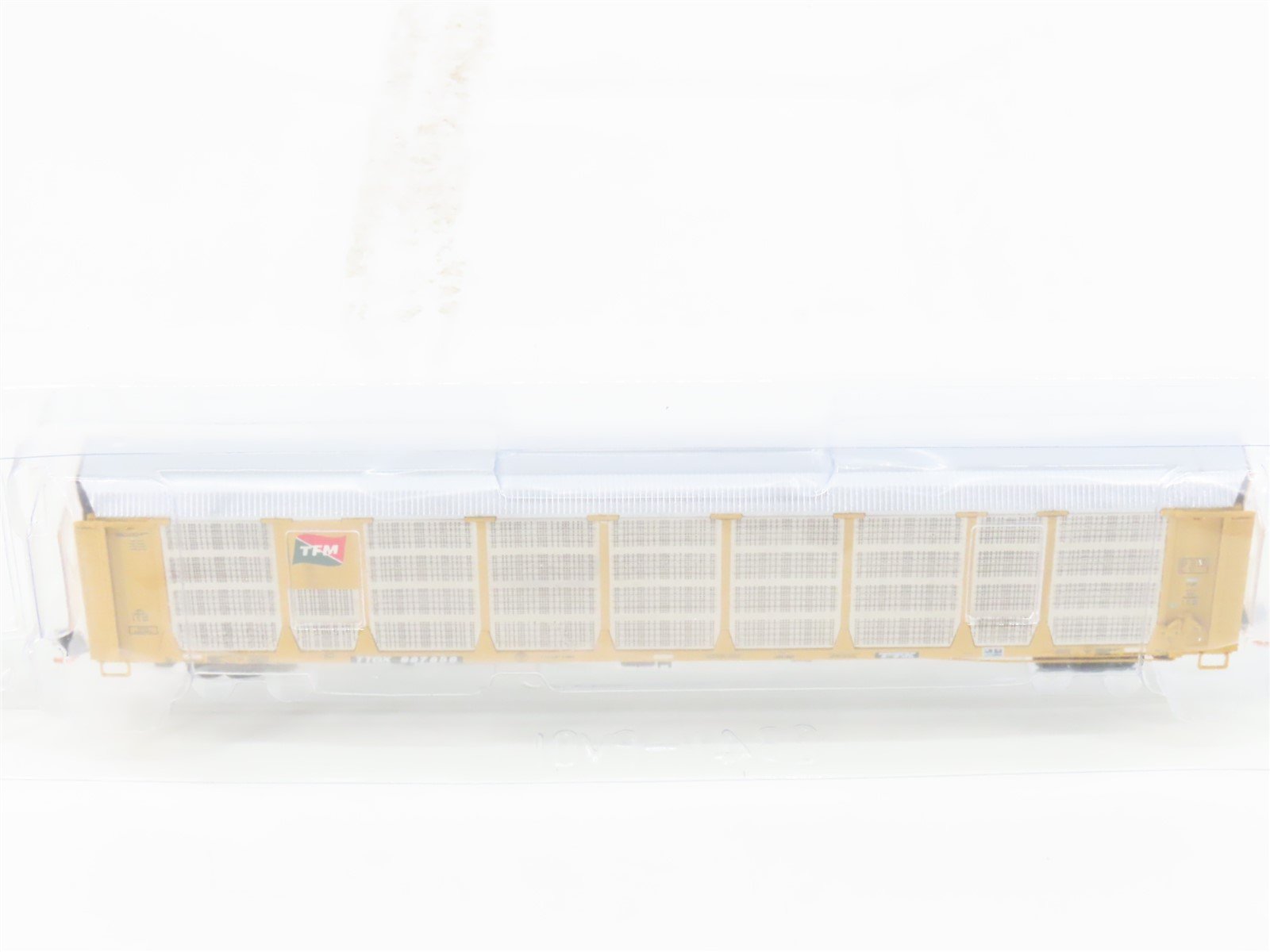 N Red Caboose RM-19013-3 TTGX TFM Bi-Level Auto Rack w/ Closed Ends #987856