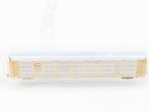N Red Caboose RM-19013-3 TTGX TFM Bi-Level Auto Rack w/ Closed Ends #987856