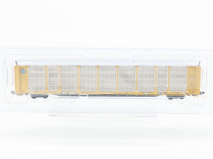 N Red Caboose RM-19007-9 BNSF Railway Bi-Level Auto Rack w/ Closed Ends #988936