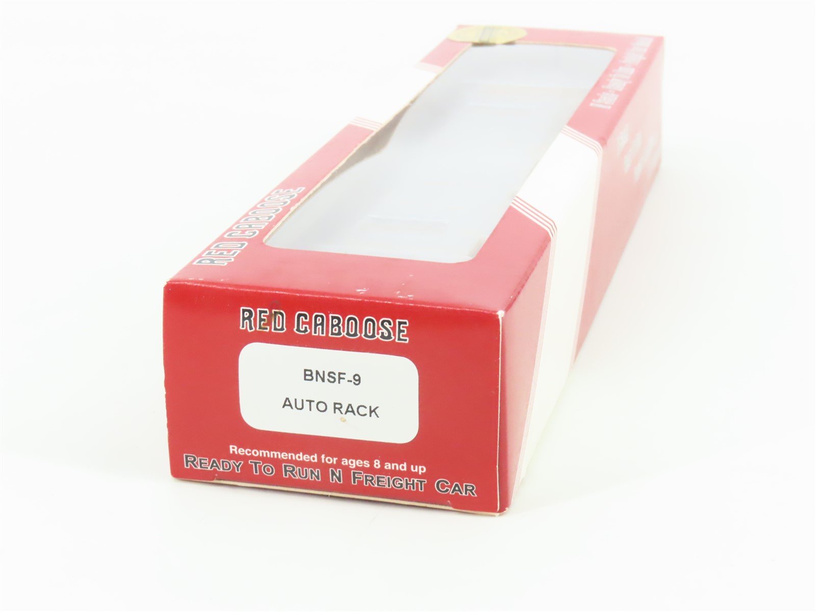 N Red Caboose RM-19007-9 BNSF Railway Bi-Level Auto Rack w/ Closed Ends #988936