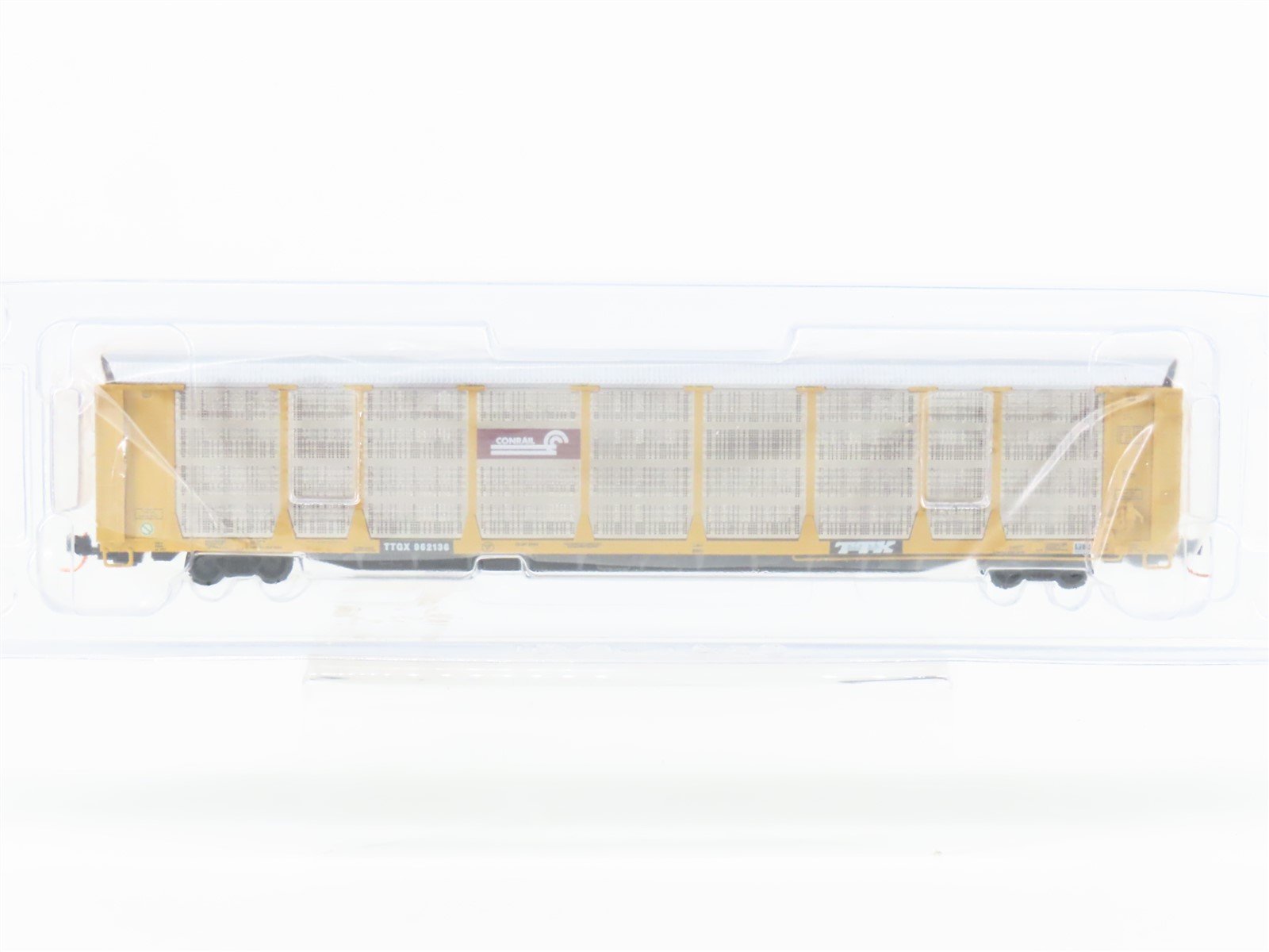 N Scale Red Caboose RM-19009-8 TTGX CR Conrail Bi-Level Auto Rack #962136