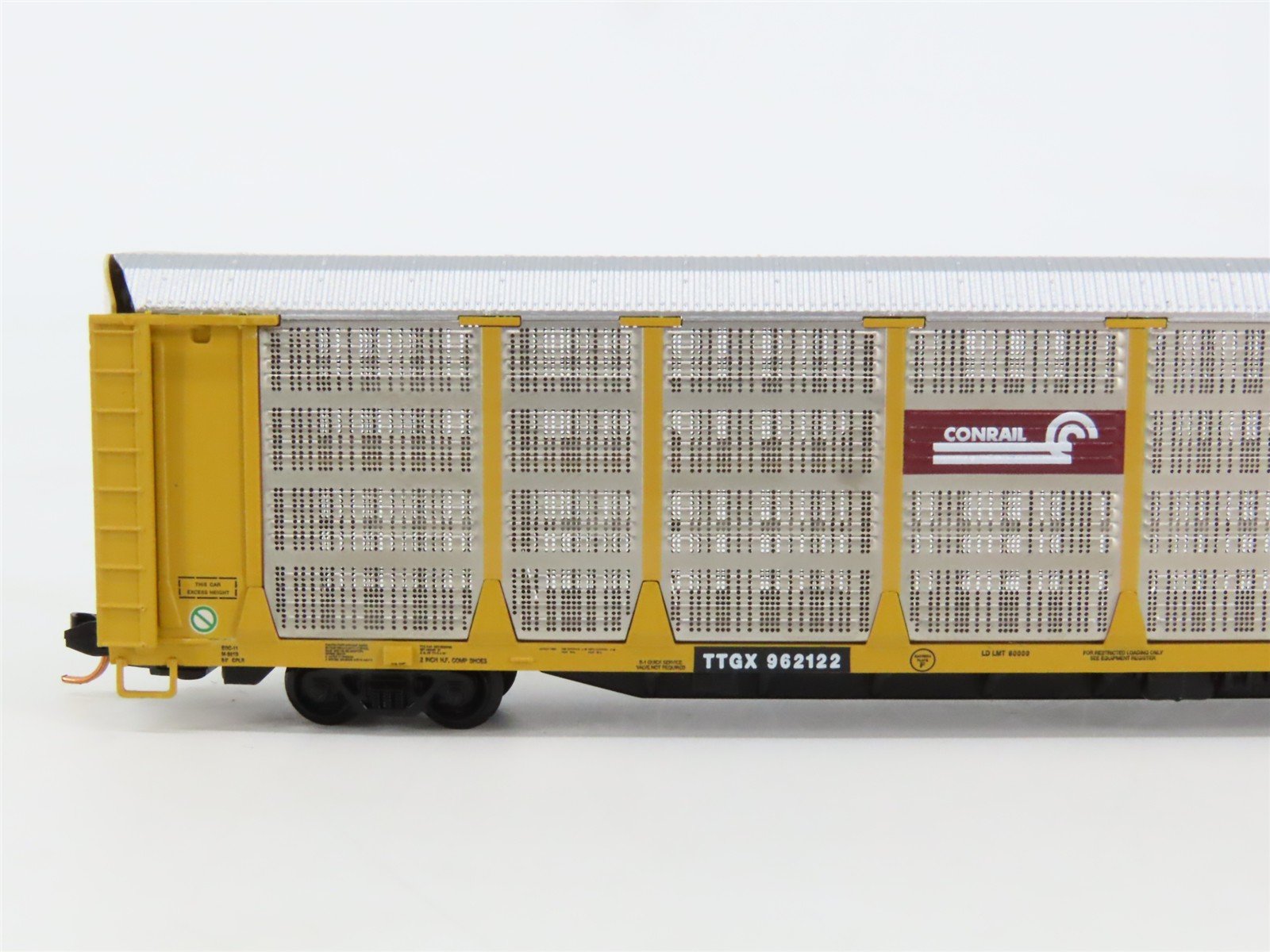 N Scale Red Caboose RM-19009-5 TTGX CR Conrail Bi-Level Auto Rack #962122