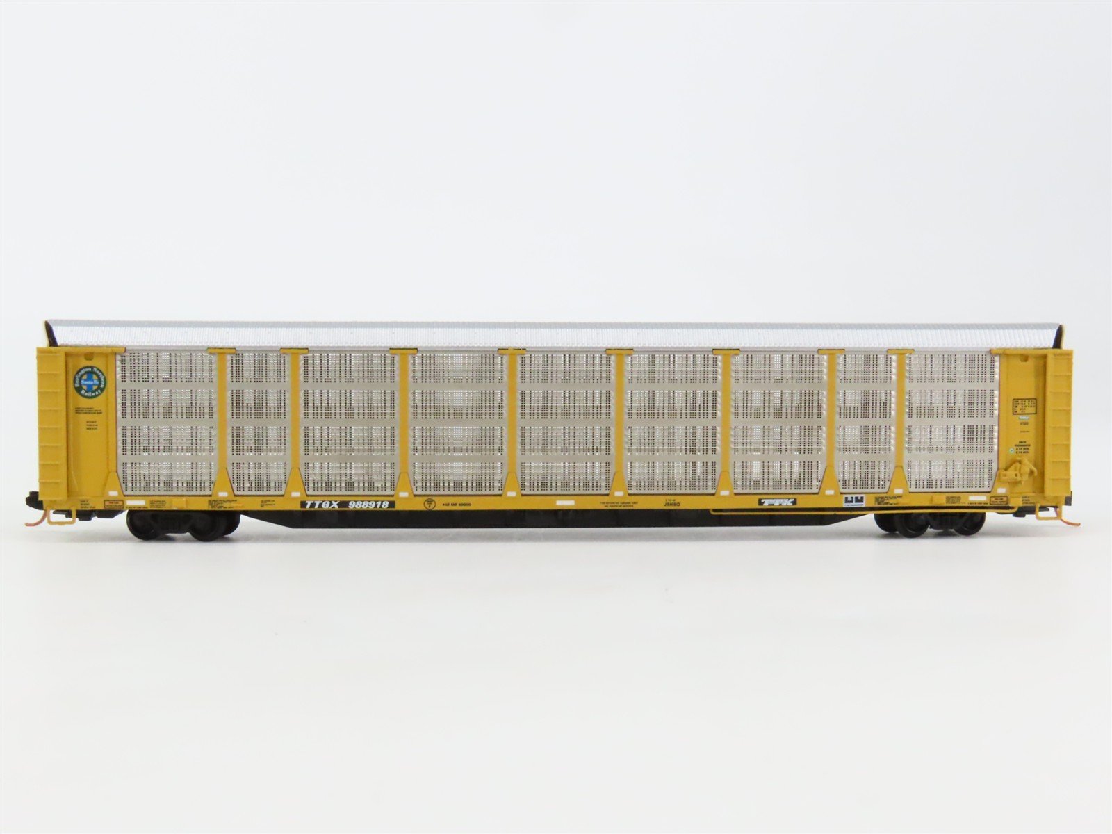 N Scale Red Caboose RM-19007-5 TTGX BNSF Railway Bi-Level Auto Rack #988918