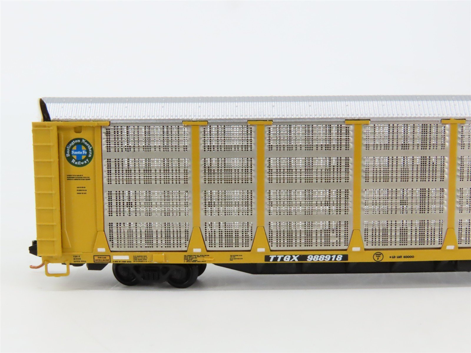 N Scale Red Caboose RM-19007-5 TTGX BNSF Railway Bi-Level Auto Rack #988918