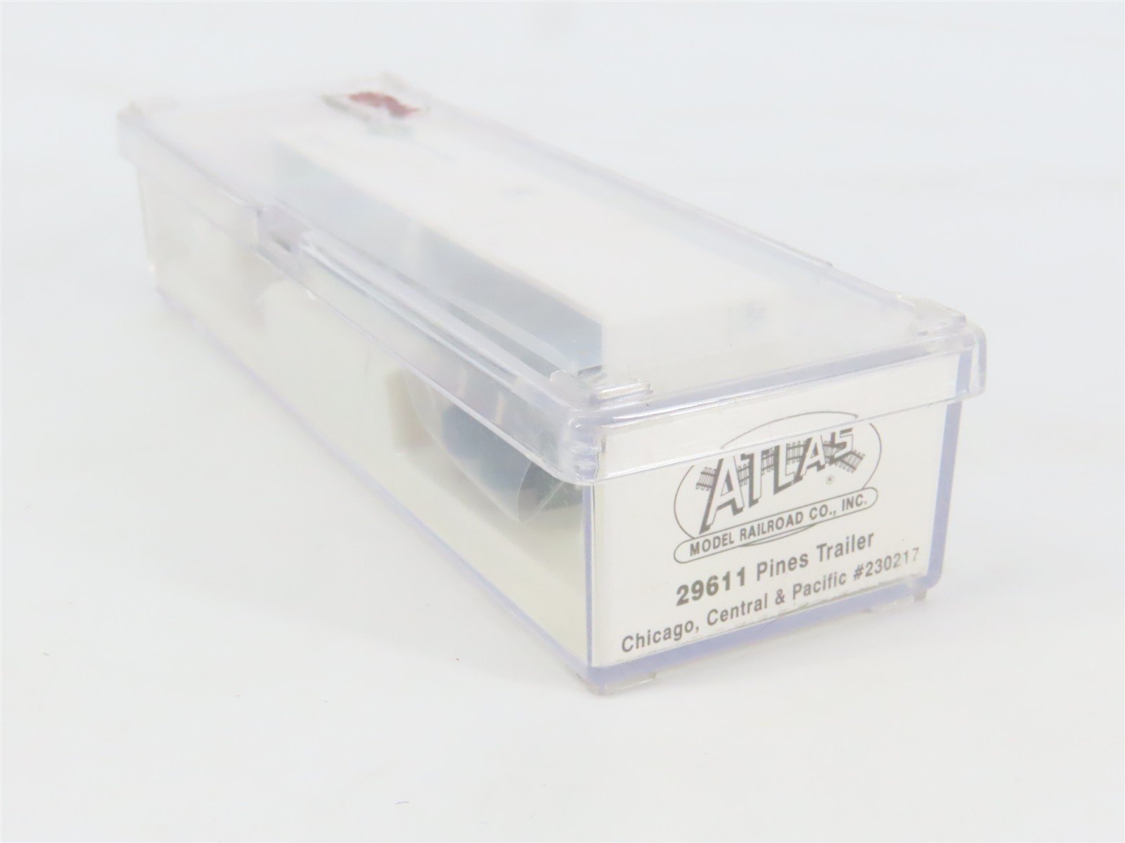 N Scale Atlas 29611 CCEZ Chicago Central & Pacific 45' Pines Trailer #230217
