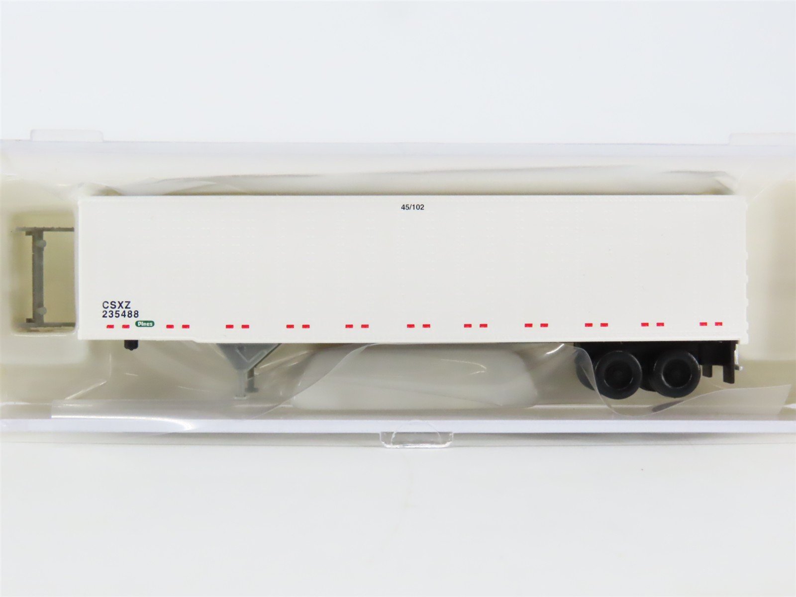 N Scale Atlas 29621 CSXZ CSX Transportation 45' Pines Trailer #235488