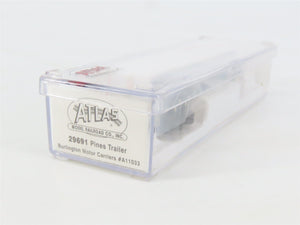 N Scale Atlas 29691 Burlington Motor Carriers 45' Pines Trailer #A11033
