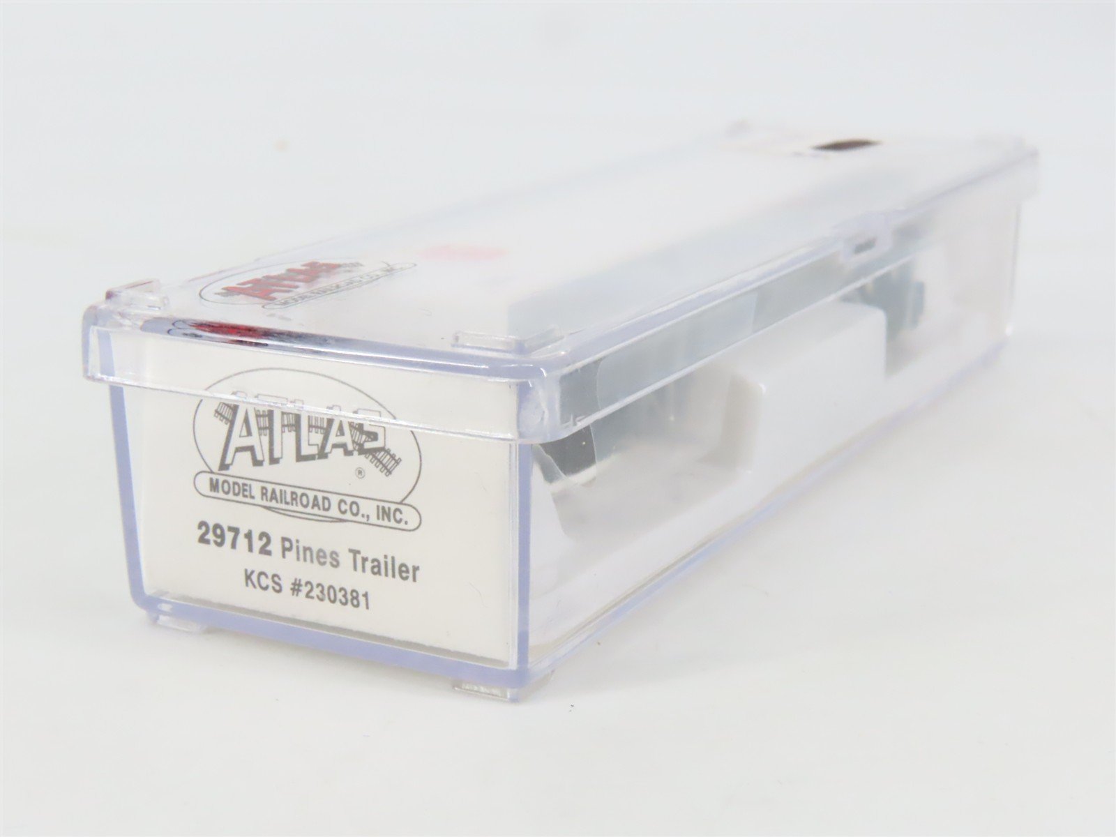 N Scale Atlas 29712 KCSZ Kansas City Southern 45' Pines Trailer #230381