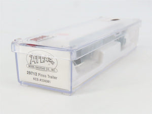N Scale Atlas 29712 KCSZ Kansas City Southern 45' Pines Trailer #230381