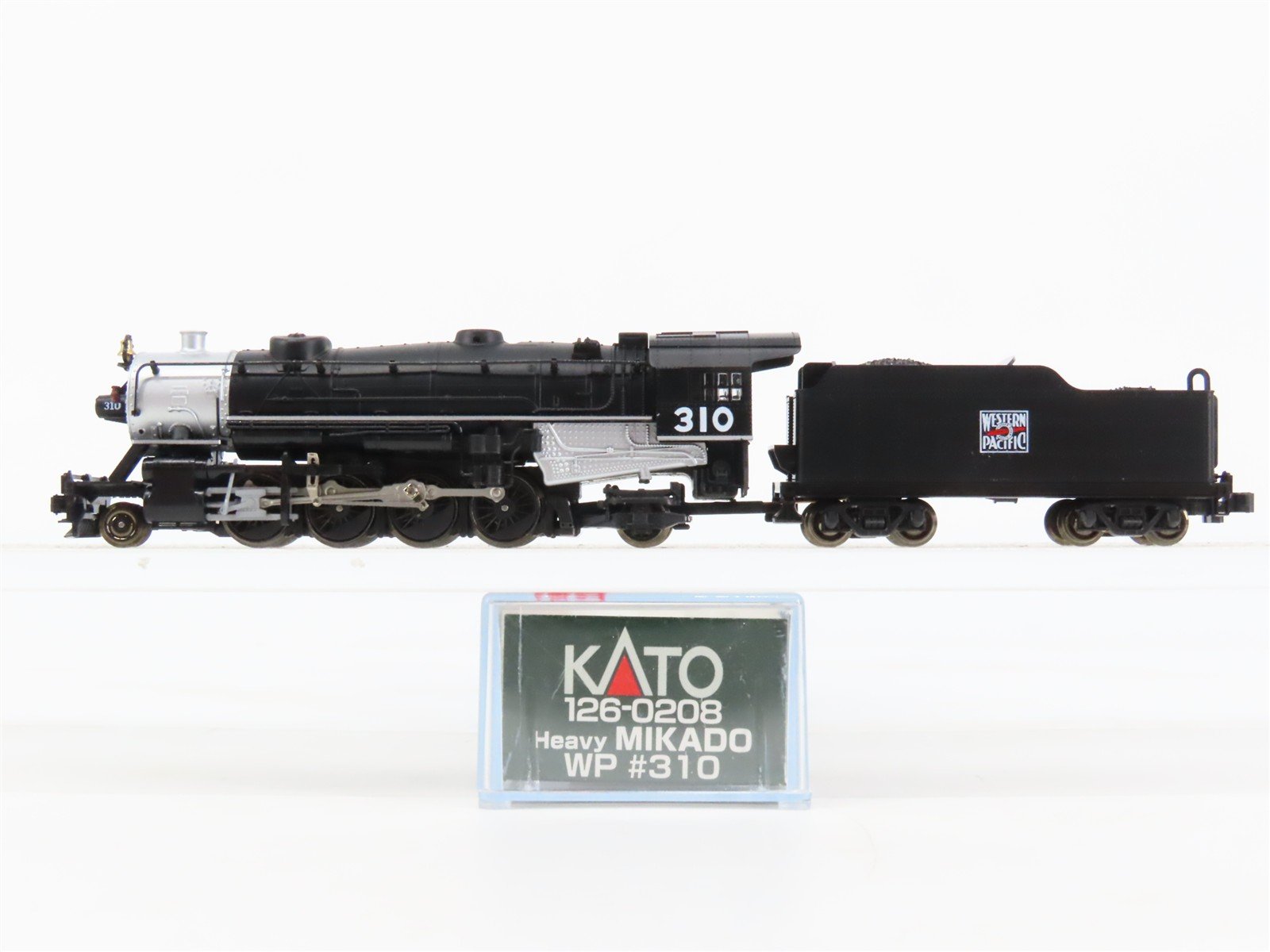 N Scale KATO 126-0208 WP Western Pacific USRA 2-8-2 Heavy Mikado Steam #310