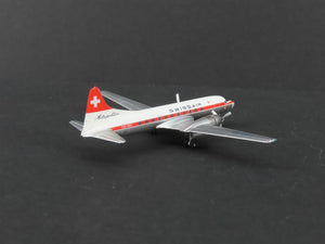 1:400 Scale AeroClassics Die-Cast Swissair Convair CV-440 Aircraft HB-IMM