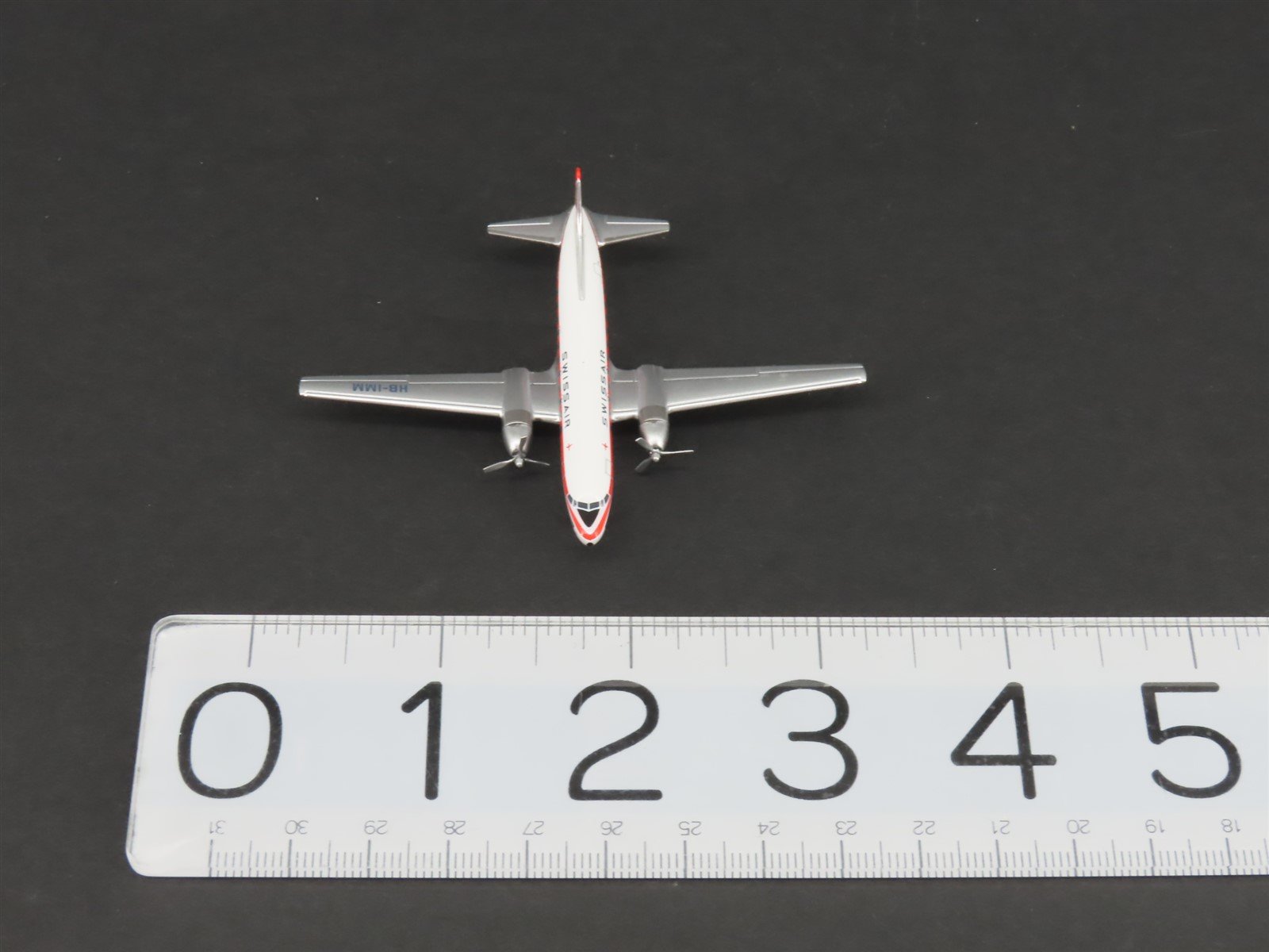 1:400 Scale AeroClassics Die-Cast Swissair Convair CV-440 Aircraft HB-IMM