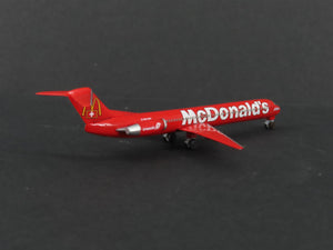 1:500 Scale Herpa Die-Cast Crossair McDonald's McDonnell Douglas MD-83 Aircraft
