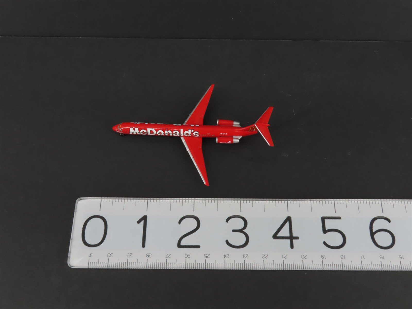 1:500 Scale Herpa Die-Cast Crossair McDonald's McDonnell Douglas MD-83 Aircraft