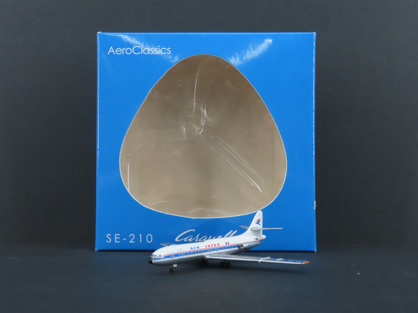 1:400 Scale AeroClassics Die-Cast Air Inter Caravelle SE-210 Aircraft F-BNKK