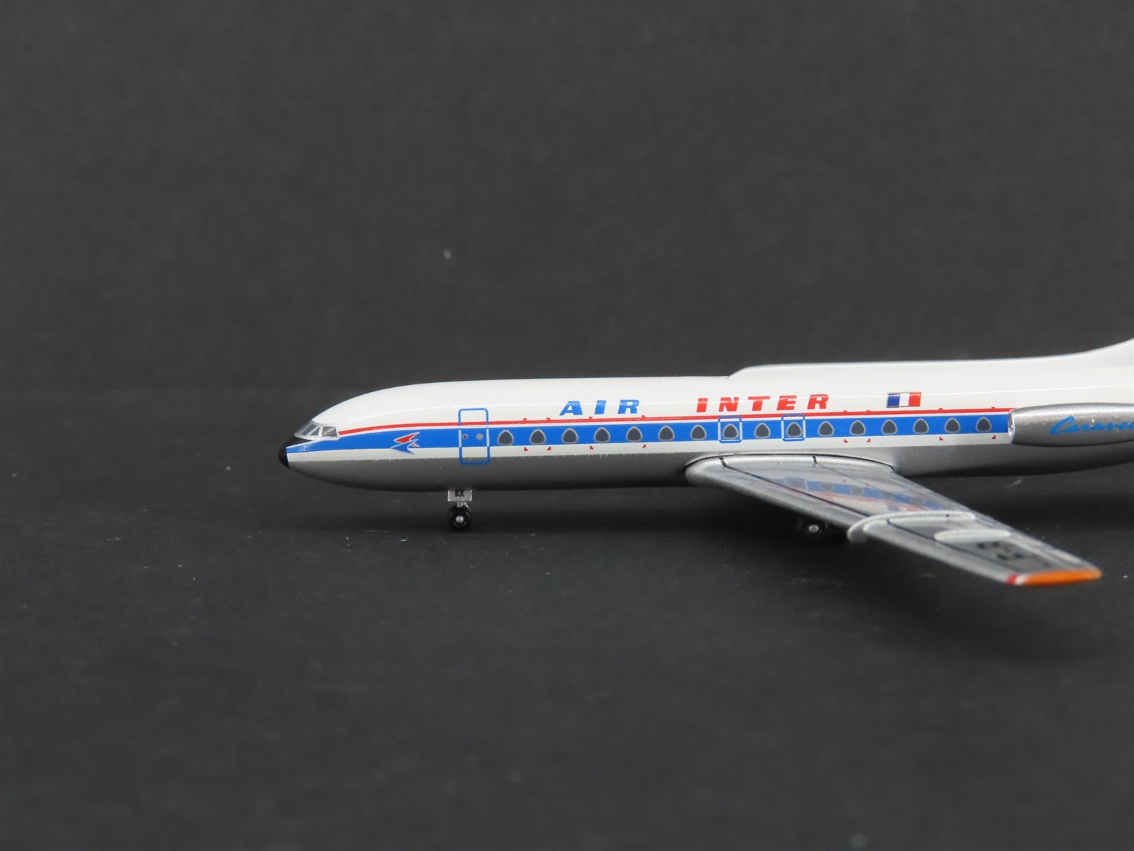 1:400 Scale AeroClassics Die-Cast Air Inter Caravelle SE-210 Aircraft F-BNKK