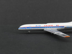 1:400 Scale AeroClassics Die-Cast Air Inter Caravelle SE-210 Aircraft F-BNKK