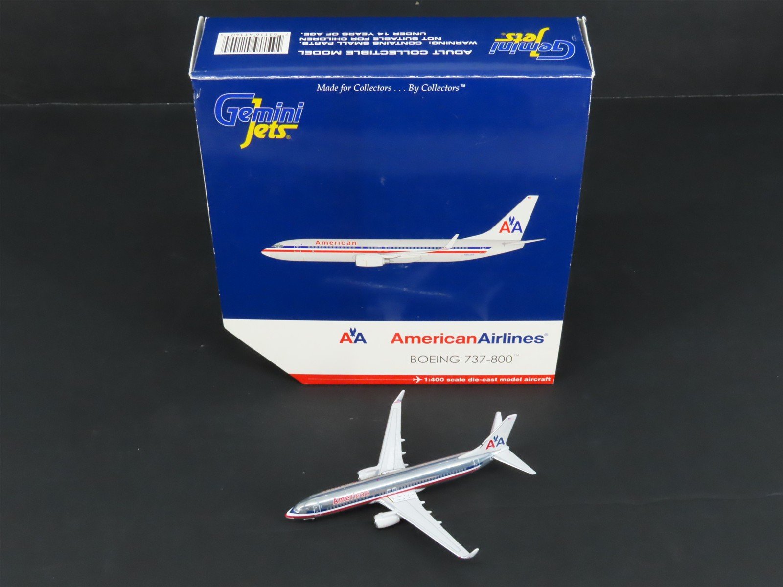 1:400 Gemini Jets GJAAL1140 Die-Cast American Airlines 737-823 Airliner N962AN