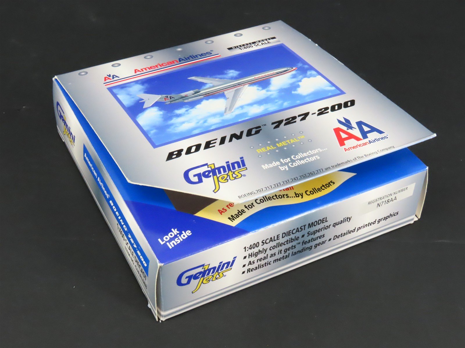 1:400 Gemini Jets GJAAL088 Die-Cast American Airlines 737-227A Airliner N718AA