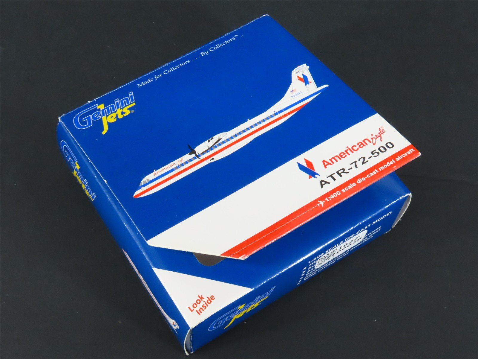 1:400 Gemini Jets GJAAL1033 Die-Cast American Eagle ATR-72-500 Airliner N533AT