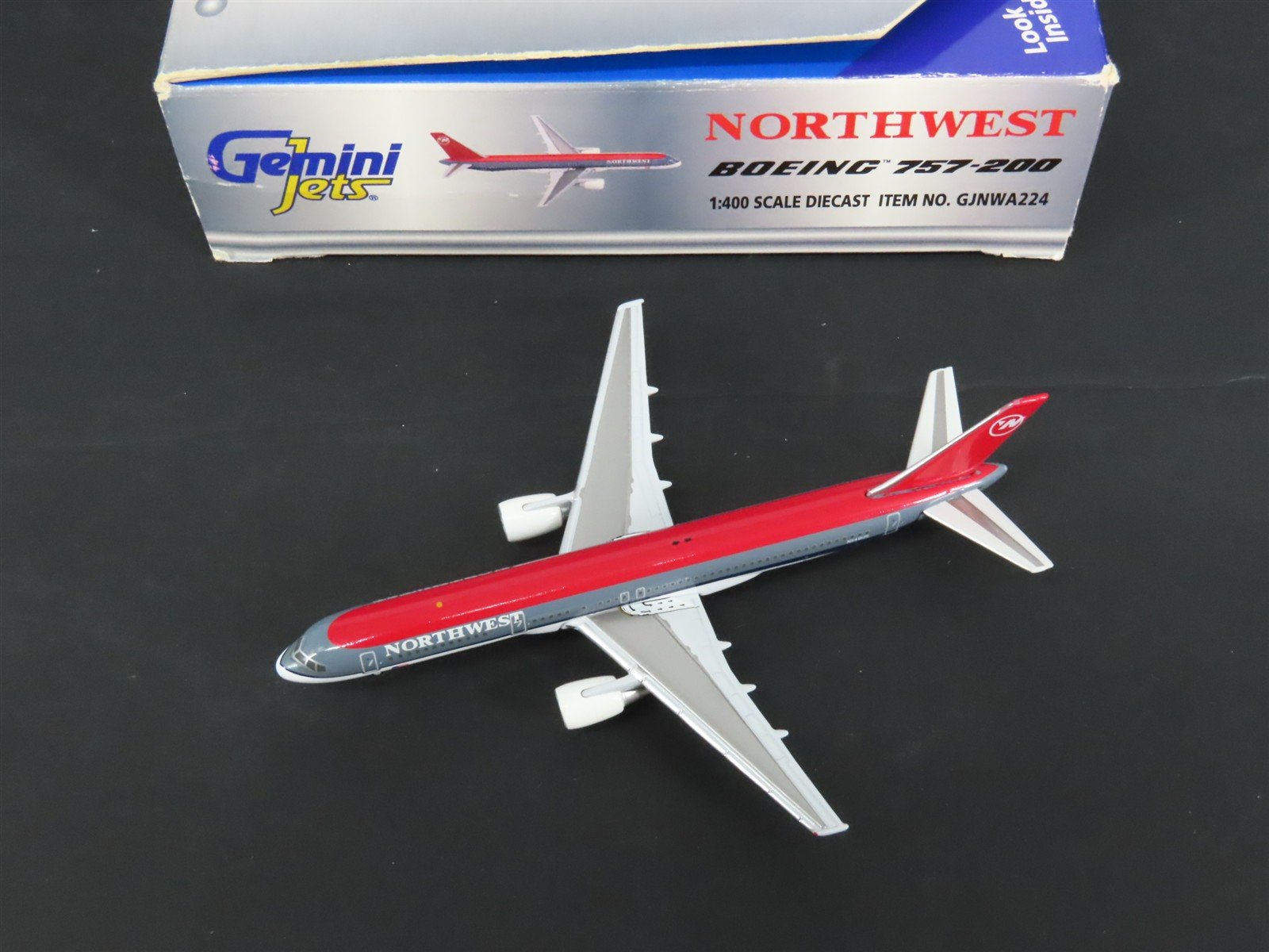 1:400 Gemini Jets GJNWA224 Die-Cast NWA Northwest B757-251 Airliner N548US