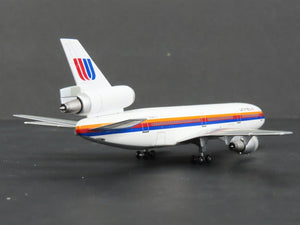 1:400 Scale Dragon Wings Jet-X JX012 Die-Cast United DC-10-10 Airliner N1807U