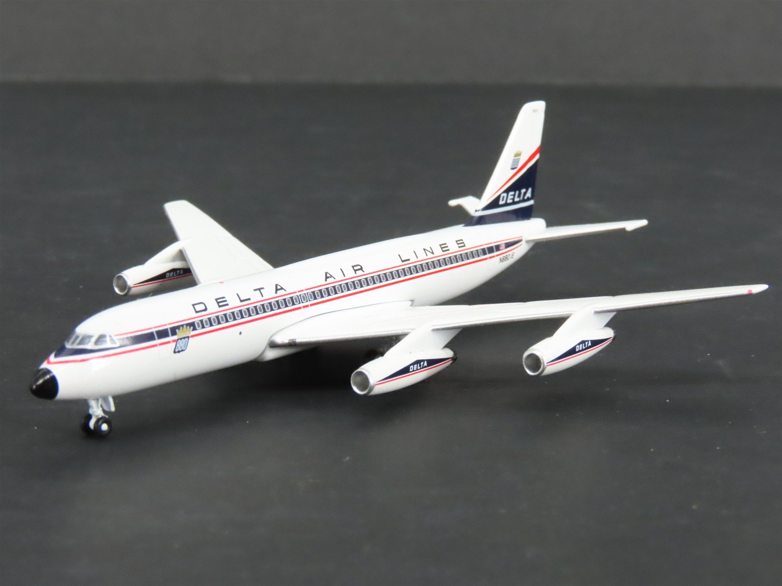 1:400 Gemini Jets II GJDAL504 Die-Cast Delta Convair CV-880 Airliner N8801E