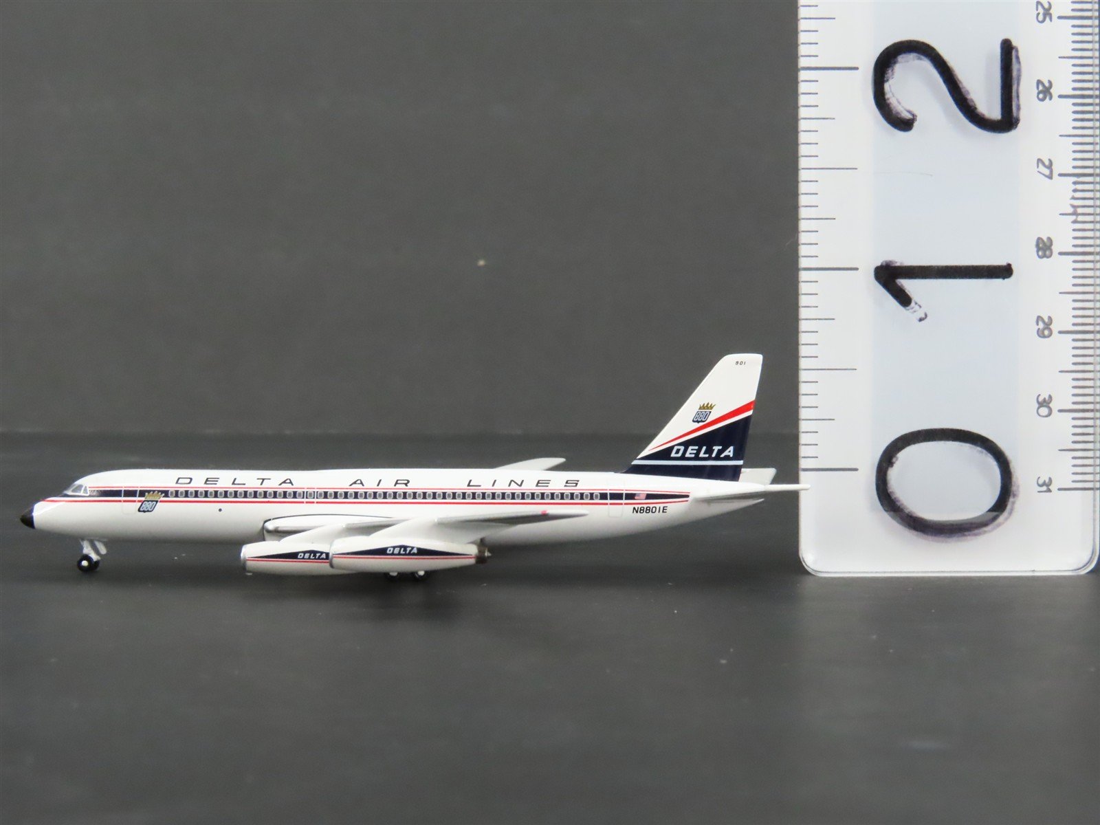 1:400 Gemini Jets II GJDAL504 Die-Cast Delta Convair CV-880 Airliner N8801E