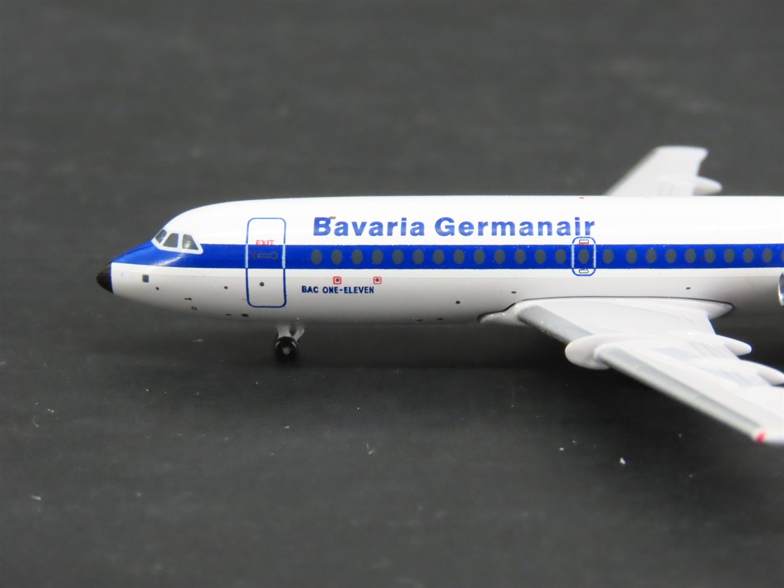 1:400 Scale AeroClassics Die-Cast Bavaria Germanair BAC 1-11 Airliner D-AISY
