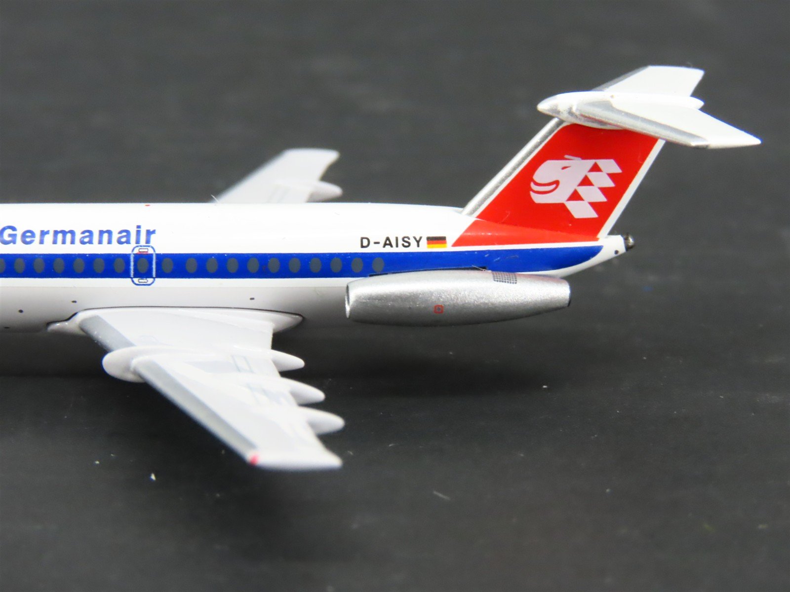 1:400 Scale AeroClassics Die-Cast Bavaria Germanair BAC 1-11 Airliner D-AISY