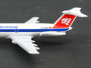 1:400 Scale AeroClassics Die-Cast Bavaria Germanair BAC 1-11 Airliner D-AISY