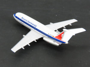 1:400 Scale AeroClassics Die-Cast Bavaria Germanair BAC 1-11 Airliner D-AISY