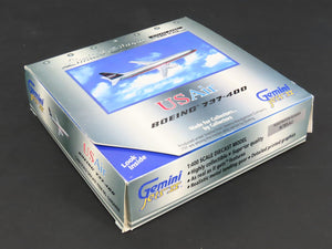 1:400 Scale Gemini Jets II GJUSA458 Die-Cast US Air B737-4B7 Airliner N785AU