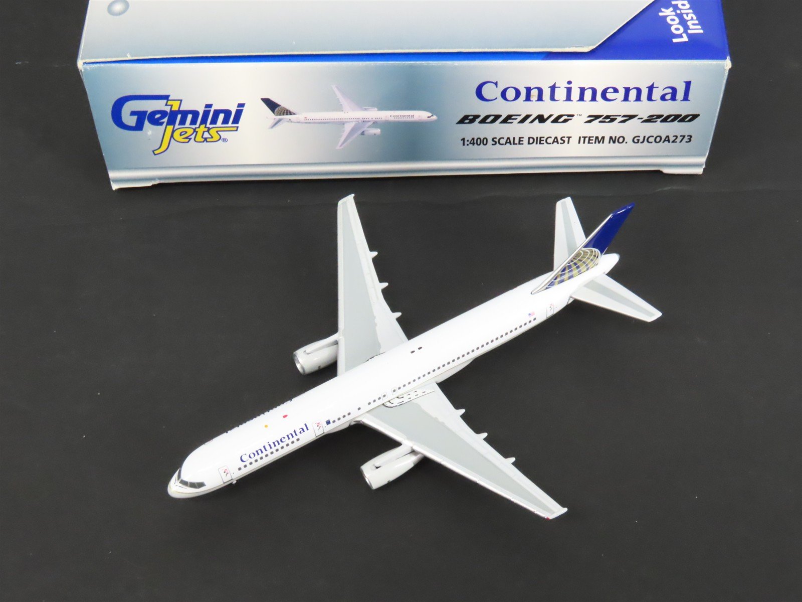 1:400 Scale Gemini Jets GJCOA273 Die-Cast Continental B757-224 Airliner N17128