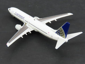 1:400 Scale Gemini Jets GJCOA122 Die-Cast Continental B737-824 Airliner N12216