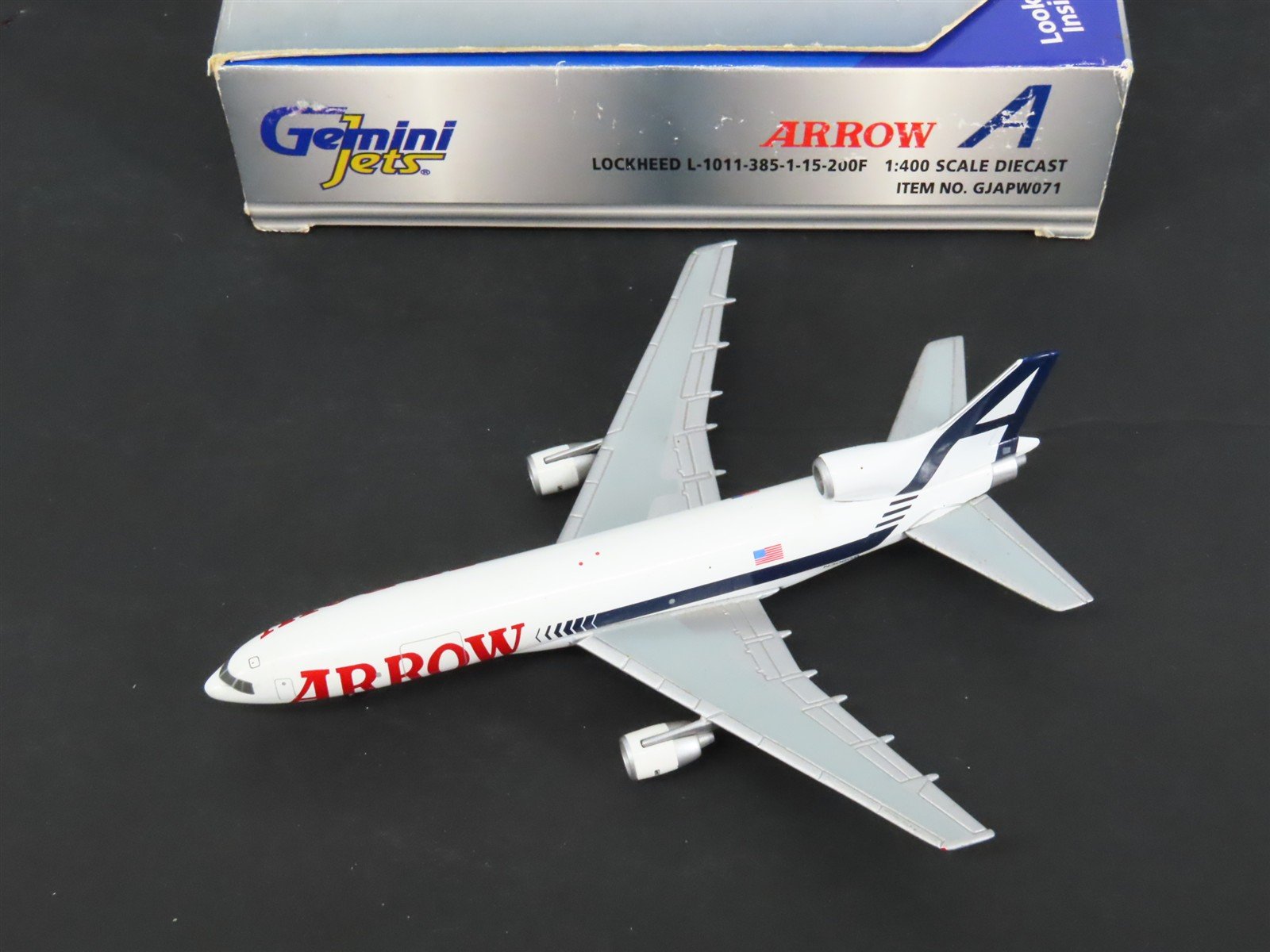 1:400 Gemini Jets GJAAPW071 ARROW Lockheed L-1011-385-1-15-200F Airliner N306GB