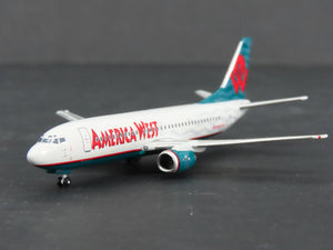 1:400 Scale Gemini Jets GJAWE555 Die-Cast America West B737-300 Airliner N315AW