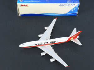 1:400 Scale Jet-X Die-Cast Kalitta Air Boeing 747 Airliner N73714