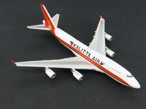 1:400 Scale Jet-X Die-Cast Kalitta Air Boeing 747 Airliner N73714