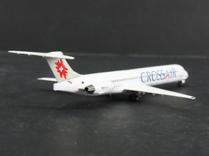 1:400 Scale Dragon Wings 55369 Die-Cast CrossAir MD-83 Airliner HB-IUH