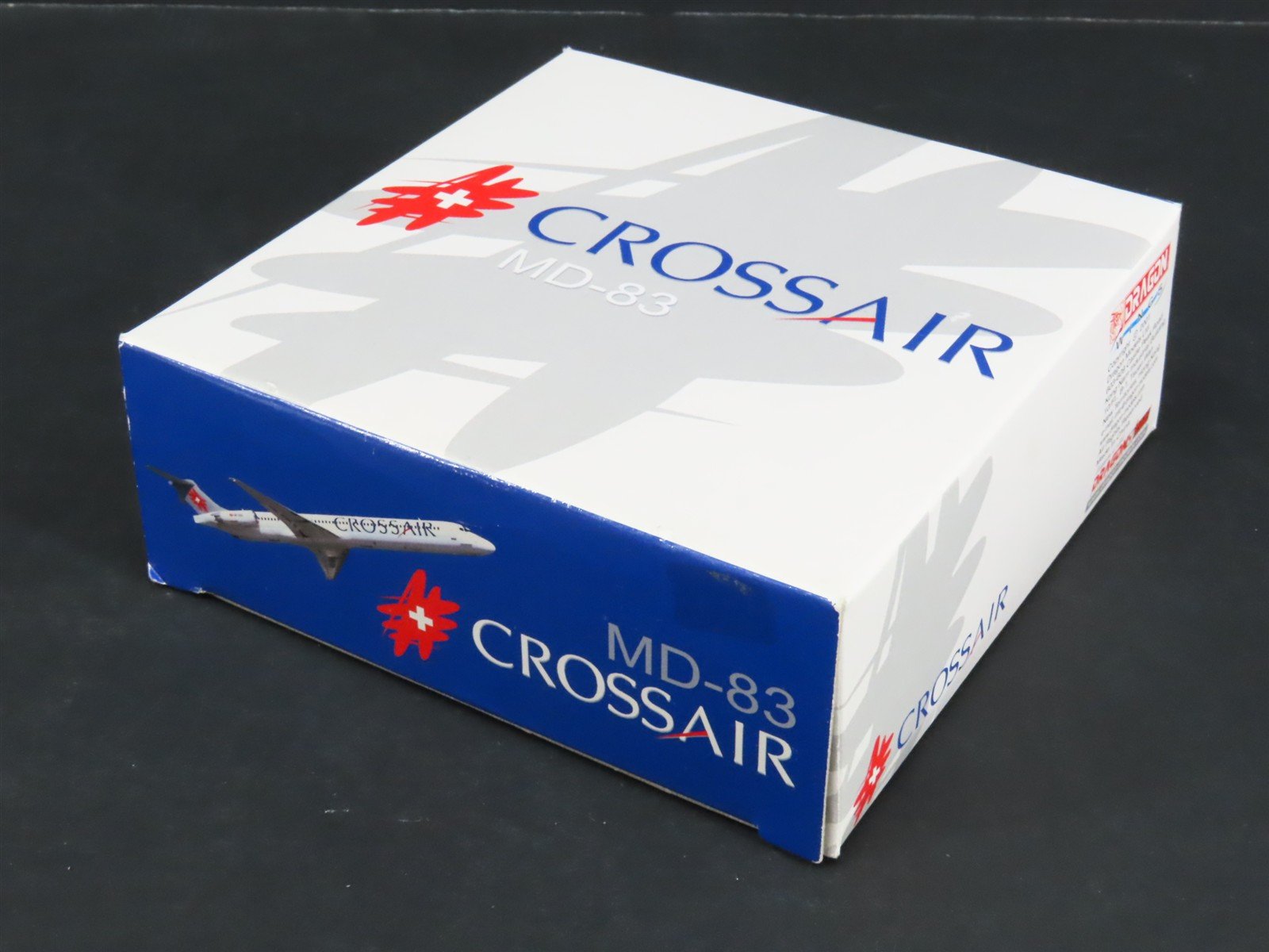 1:400 Scale Dragon Wings 55369 Die-Cast CrossAir MD-83 Airliner HB-IUH