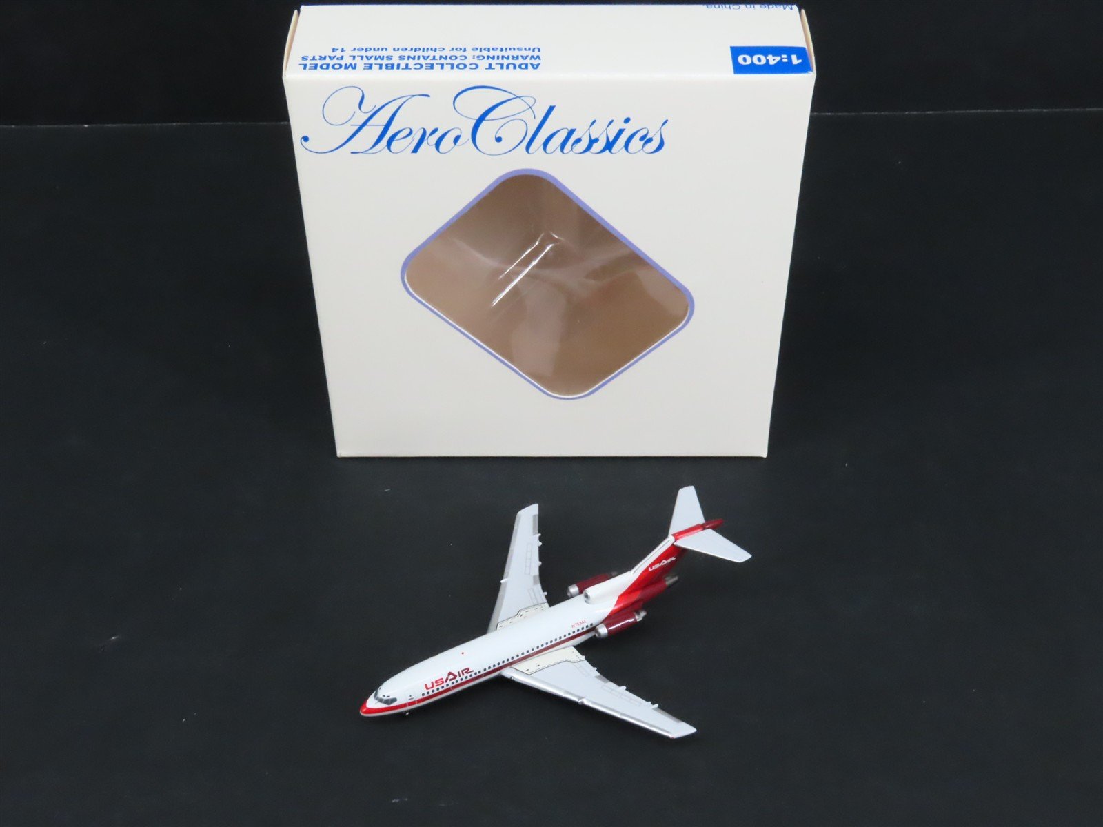 1:400 Scale AeroClassics Die-Cast USAir Boeing B727-22C Airliner N753AL