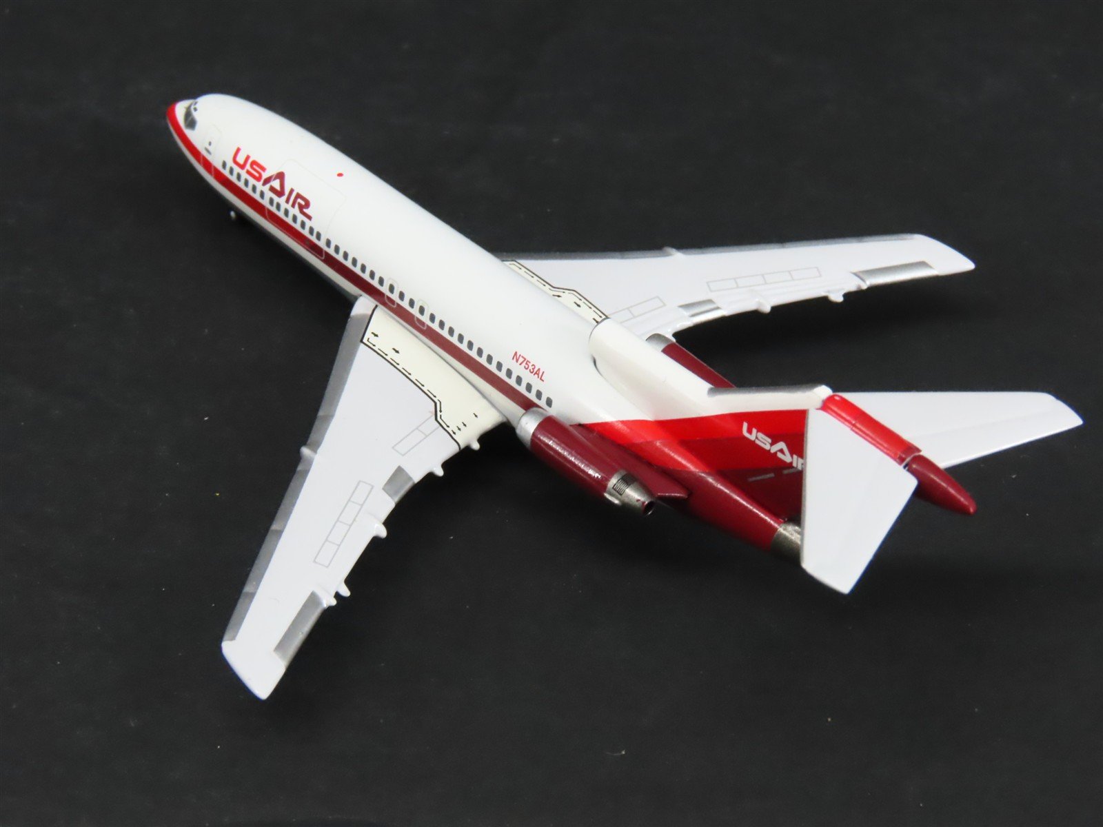 1:400 Scale AeroClassics Die-Cast USAir Boeing B727-22C Airliner N753AL