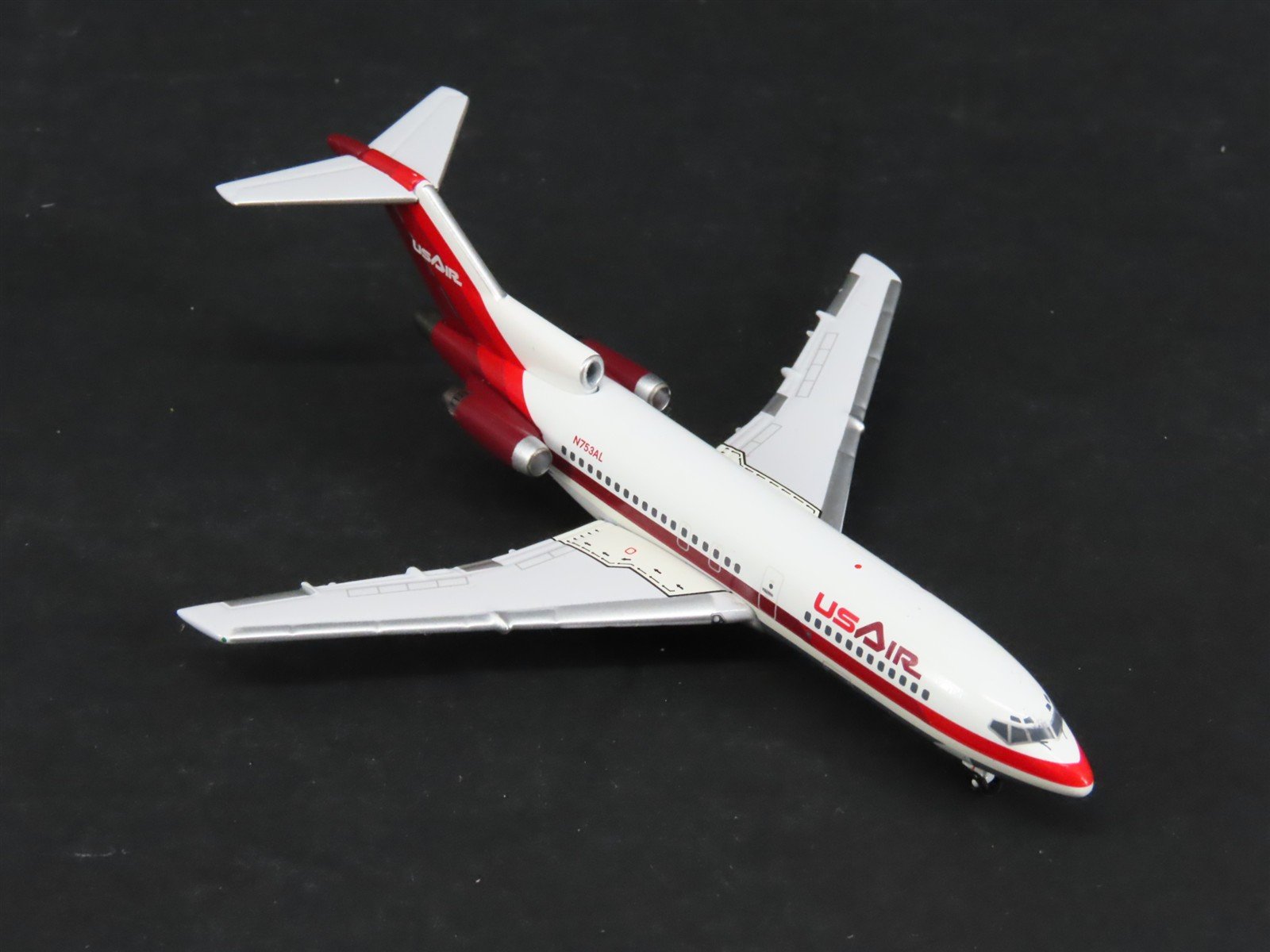 1:400 Scale AeroClassics Die-Cast USAir Boeing B727-22C Airliner N753AL