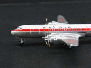 1:400 Scale AeroClassics Die-Cast Balair Douglas DC-6C Airliner HB-IBS