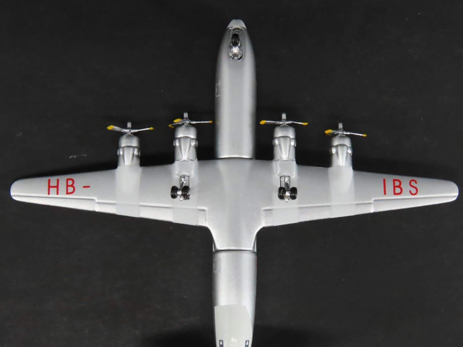 1:400 Scale AeroClassics Die-Cast Balair Douglas DC-6C Airliner HB-IBS
