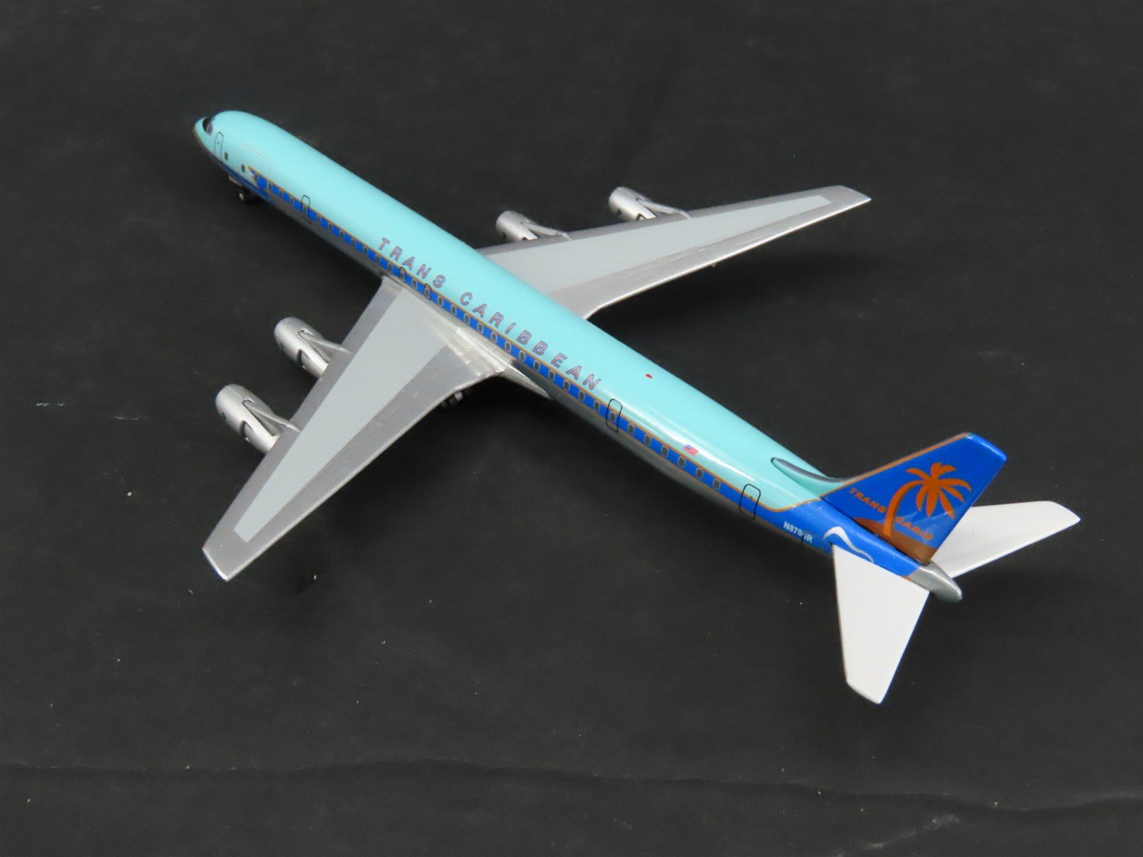 1:400 Gemini Jets GJTCA096 Die-Cast Trans Caribbean DC-8-61 Airliner N8786R